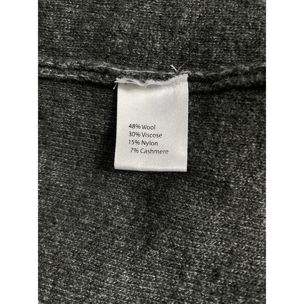 Bartolini Benedetta Cashmere/Wool Sweater Open Front Long Duster Vest XS Italy - Picture 7 of 8
